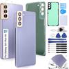 RongZy Coperchio Batteria di Ricambio per Samsung Galaxy S21 Plus 5G Parte di Ricambio della Alloggiamento Copribatteria Posteriore con Strumento (Viola)
