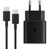 DBZYLN Caricatore 25W USB C Rapido Caricabatterie con 1,5M Cavo per Samsung S23 S22 Ultra S21 S20 S10 Note10 A13 A23 A53 A54 Fold Flip 5 4, i Phone 15 Carica Alimentatore Tipo C Adattatore Spina Presa-Nero