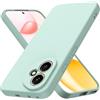 Byvuwiay Cover per Honor 400 5G, Morbida Silicone Liquida TPU Protettivo Ultra Slim Custodia Antiurto, Custodia Compatibile con Honor 400 5G - Menta
