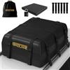 GADLANE Borsa da Tetto per Auto - 550L Box da Tetto Impermeabile per Auto con/senza Portapacchi, con Tappetino Antiscivolo, 6 Cinghie Robuste, Lucchetto a Combinazione, Borsa Portaoggetti (Nero)