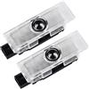 AKYKE 2Pcs Car LED Door Welcome Light Logo Proiettore Ghost Shadow Lampada decorativa per Al-fa Giulia Giulietta Mito Stelvio Brera 156 159 (01