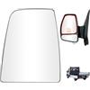 vsshe Specchio Retrovisore Superiore Sinistra, Vetro Specchietto Retrovisore Riscaldabile for Ford Transit MK8 (2014 and later) BK31-17A700-AA, 1855102, 1823997, Vetro a Specchio Sostituzione.