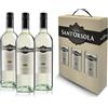 Sant'Orsola Casa Sant'Orsola - Tris di Vino Bianco Confezione Regalo, Chardonnay, Orvieto DOC Classico, Pinot Grigio DOC delle Venezie, 3x750 ml