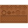 Graziano, Stampo Silicone Macramè 8 Motivi 20x13cm - Alimentare, Per Dolci, Qualità Garantita