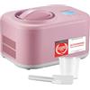TZS First Austria Gelatiera e Yogurtiera 1 L | frozen yogurt, sorbetto, gelato | misurino e spatola | rosa
