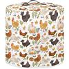 Wanyint Simpatico Pollo Stampa Riso Cuociriso Coverwith Maniglia Superiore e Tasca Cucina Piccolo Elettrodomestico Organizzatore Bag Cover Accessori Decor