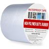 Rusoz Nastro Sigillante Impermeabile 150mm x 5m Nastro Sigillante in Gomma Butilica, Sigillante Perdite Acqua, Impermeabile, per Riparazioni Tubi Acqua, Tetto, Parasole, Pavimento, Cucina, Grondaie
