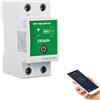 DEWIN Interruttore Wifi 63A AC220V Temporizzatore Wifi Interruttore Temporizzato Temporizzatore 220V Timer Compatibile TUYA App (GTS8-W)