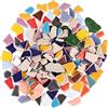 EXCEART Pietre a mosaico per fai da te, 200 g, in ceramica, rotte, patatine in ceramica, piastrelle smaltate, per fai da te, decorazione per la casa () mosaico, per il fai da te
