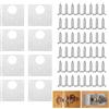 LIUYIDM Cerniera per Ante Cucina 8 Pezzi Piastra Riparazione Cerniera Ante con 48 Viti 9x9cm Piastre per Cerniere Cerniere per Mobili Riparazione,Adatto per Armadi, Mobili,Cassetti,Finestre