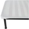 Generico Coprirete in 100% Feltro con Ganci e Fasce Elastiche - Antiacaro, Traspirante - Adatto a Reti e Doghe - Coprirete per Letto Singolo Misure 80x190 cm - Made in Italy (Colore Bianco)