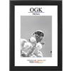 Online-GalleryKing OGK Cornice portafoto in legno di pino nero, 35 x 50 cm, foto, poster, puzzle, galleria, cornice