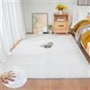 ORINOVA Tappeto Camera da Letto Bianco 150x215 cm Salotto Morbido Grande Tappeto Lavabile Moderno Rettangolare