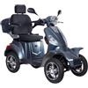 Tecnobike Shop Veicolo elettrico 4 Ruote Disabili Anziani Z-Tech ZT-15-Q Faster 25km/h con Differenziale 60v 20ah Litio Quadro Strumenti Digitale (Grigio Met)