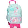Movom I Love Sea Life - Zaino scolastico con carrello, 33 x 46 x 17 cm, in poliestere, 25,81 L
