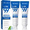 Dvoevivh 2 dentifricio idrossiapatite, idrorossiapatite toothpaste, dentifricio idrossiapatite, riparazione dello smalto senza fluoro e sollievo della sensibilità dei denti per riparare delicatamente lo smalto
