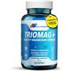 HEALTHWAVE Magnesio Treonato Complesso con Taurato e Bisglicinato - TRIOMAG+ con Magtein® - 120 Capsule Vegane ad Alta Biodisponibilità - Supporto Cervello, Sonno, Muscoli e Allenamento