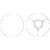 Uonlytech Lampada Da Parete Metallo Vintage Con Per Paralume Supporto Decorativo Per Applicazioni Casa Ristoranti e Compatibile Con Illuminazione Fatta Mano e