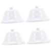 Angoily Elegante Kit Per Baldacchino Da Soffitto - 4 Piastre Di Montaggio Per Lampadari Con Piastra Di Copertura Adatte Per Lampade Di Cristallo Candele E Retrò