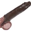Hiksee Guainа e Prolunghe per il Penе con anelli per testicoli, Estensore Il Manicotto per Penе per uomo, Guaina Fallica Realistic Indossabili Morbido Allungamento del Pene Maschile (Marrone)