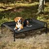 Gardner Pet Letto Rialzato per Cani Taglia Grande e Media, Brandina Traspirante da Esterno e Interno, Cuccia Estiva Resistente ai Graffi per Cani, Struttura in Metallo Robusta-(Nero, M)