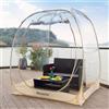 Alvantor Tenda a forma di igloo istantaneo, per 2-3 persone, grande, resistente alle intemperie, protezione dal freddo, colore: beige