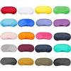 Ianulus Regolabile Mascherina Occhi, 20 Pezzi Leggero Mascherina Occhi, Poliestere Mascherina Occhi, con Elastico, per i Giochi Di Festa Del Sonno Da Viaggio (20 Colori)