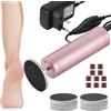 AOOWU Pedicure Elettrico Professionale, Lima per Piedi Elettrica con Cuscinetti di Ricambio, Lima Calli Piedi Elettrico a Velocità, Regolabile Pedicure Kit per Pelle Morta e Tacchi Incrinati
