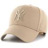 47 '47 Brand Snapback Basic New York Yankees - Cappellino per bambini, cachi, 52-56