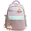 Amythe Zaino Scuola Ragazza Media e Superiore, Zaino Scuola Ragazzi Adolescenti per 15.6 Laptop, Kawaii Zaini da Viaggio Casual Leggero, Viola