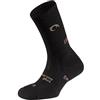 LURBEL Fuji Five, calze termiche, calze senza cuciture, calze trekking, calze antivesciche e antiodore, calze outdoor, unisex, Nero , L