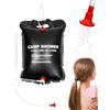 QWORK® Doccia da Campeggio Portatile 20 Litri, Doccia Solare Campeggio con Indicatore di Temperatura per Doccia Esterna