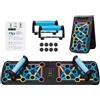 GUKOY Tavola per Flessioni Portatile Pieghevole 17 in 1, Attrezzatura Fitness Multifunzionale per Allenamento Completo del Corpo, Impugnature Efficaci per Flessioni e Sviluppo Muscolare