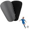 SZZETK 2 Pezzi Mini Parastinchi Calcio, Schiensbeinschoner Kinder, Protezione Shin Per Tutte le Età, Parastinchi Calcio Carbonio, Bambini, Ragazzi, Ragazze, Ideale per Calcio e Altri Sport(9.5x6 cm)