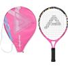 AMA SPORT - AT-F17 - Racchetta da tennis per bambini Graffiti Rosa 17 pollici - Racchetta per principianti - Set di tennis junior per bambini di 2-3 anni - Con fodero