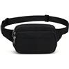 Qinlov Marsupio Sportivo Running Outdoor Fanny Pack Bag da Uomo Donna Marsupi alla Moda in Nylon con Cinturino Regolabile Rapido per Corsa Ciclismo Escursione Campeggio (Rosso)