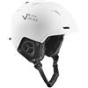 Black Crevice Casco da Sci Gerlos I Casco Traspirante Uomo e Donna con Fori per areazione I Casco Unisex I Casco Adattabile I Alta vestibilità