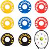 Jesustree Ammortizzatore per Racchetta Tennis, Silicone Antivibrazioni Tennis Ammortizzatori a Forma di Pneumatico per Tennis Badminton Bambini Unisex Appassionati di Sport 8 Pezzi