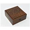 India House Scatola in legno per conservare ricordi multiuso intagliata a mano, scatola multiuso (cavallo 12,7 x 12,7 cm)
