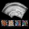 100 Sacchetti Natalizi Per Caramelle Con 100 Chiusure Twist – 27,5x12,5 Cm – Regali Fai Da Te, Biscotti, Goodies