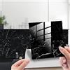 HORIWE Adesivi per piastrelle murali marmorizzate 15x15cm 20 pezzi Adesivi per piastrelle in PVC Carta da parati autoadesiva Adesivi murali impermeabili Adesivi murali per cucina, armadietto, mobili
