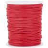 PH PandaHall 91.4m Filo di Cotone Cerato Rosso 1.5mm Cordoncino di Cotone Cerato, Filo Rosso per Braccialetti per Creazione di Gioielli Collane Macramè Artigianato Fai Da Te