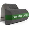 WELL B4 Poggiatesta per divano con contrappeso (100% spugna memory foam) - cuscino cervicale, Cuscino per il collo, Cuscino per la lettura, Cuscino per poltrona e sedia gaming, Poggiatesta auto cuscini sdraio