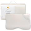 Inphysio® Comfort Plus - Cuscino Ortopedico - Cuscino Memory Foam - Cuscino Ergonomico Cervicale - Cuscino Antiacaro - Anticervicale Dolore - Ipoallergenico - 54 x 33 x 12/6 cm