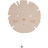 BO BABY'S ONLY Baby's Only - Lampada da parete leone Wonder - Brown - 27x27 cm