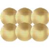 Beylab 6 pezzi setaccio per lampade profumate, incenso in ottone con setaccio griglia di ricambio Ø 5 cm