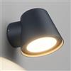 Klighten LED Applique da Parete Esterno/Interno, Moderno 12W Lampada da Parete, Applique Esterno IP65, Luce Calda 3000K Luci da parete, Lampada da Muro Alluminio+PC, per Giardini Terrazza, Antracite