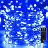 Erwawee Luci Albero di Natale 30M 300 LED, Catena Luminosa Filo di Rame Blu Impermeabile Luci di Natale da Esterno Interno Natalizie Decorazioni per Halloween,Festa,Casa, Nozze,Giardino,Matrimonio,Balcone