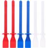 OSALADI Spatola per colla 6 pezzi con colla rivestita foglio spachella silicone plastica raschietto vernice colla pelle striscio colla spatola spatola spatola distributore di colla strumento