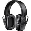Link Dream Cuffie Antirumore Lavoro, Cuffie Isolamento Acustico Adulti e Bambini, Cuffie Antirumore Attenua il Rumore e Protegge l'udito per Studiare, Falciatura, Sparare, NRR 35dB, Nero, 1 Pezzo